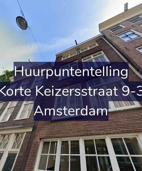 Foto gevel Huurpuntentelling voor Korte Keizersstraat 9-3, Amsterdam