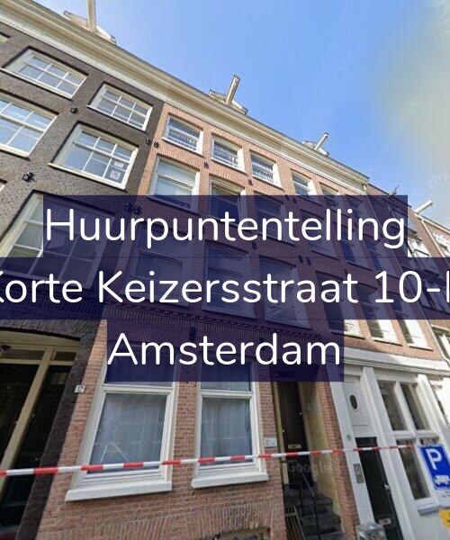 Foto gevel Huurpuntentelling voor Korte Keizersstraat 10-B, Amsterdam