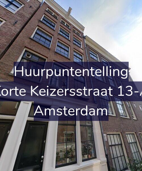 Foto gevel Huurpuntentelling voor Korte Keizersstraat 13-A, Amsterdam