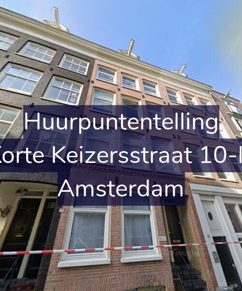 Foto gevel Huurpuntentelling voor Korte Keizersstraat 10-D, Amsterdam