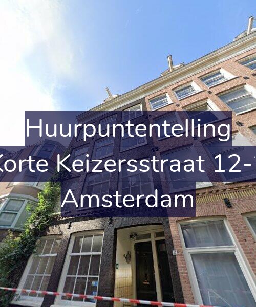 Foto gevel Huurpuntentelling voor Korte Keizersstraat 12-2, Amsterdam