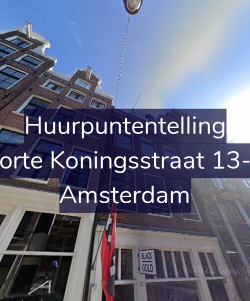 Foto gevel Huurpuntentelling voor Korte Koningsstraat 13-3, Amsterdam