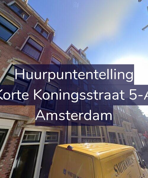 Foto gevel Huurpuntentelling voor Korte Koningsstraat 5-A, Amsterdam