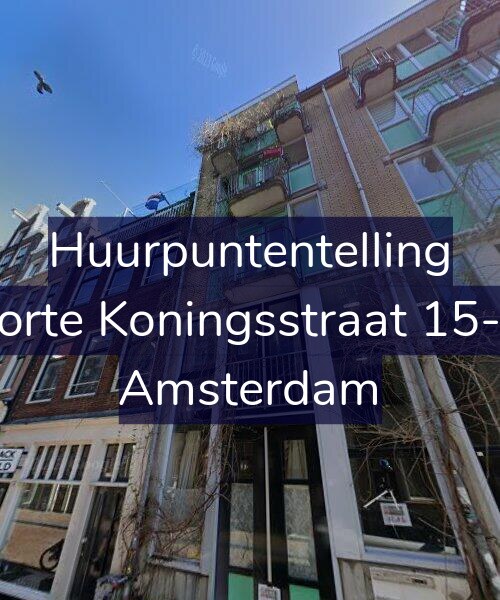 Foto gevel Huurpuntentelling voor Korte Koningsstraat 15-B, Amsterdam