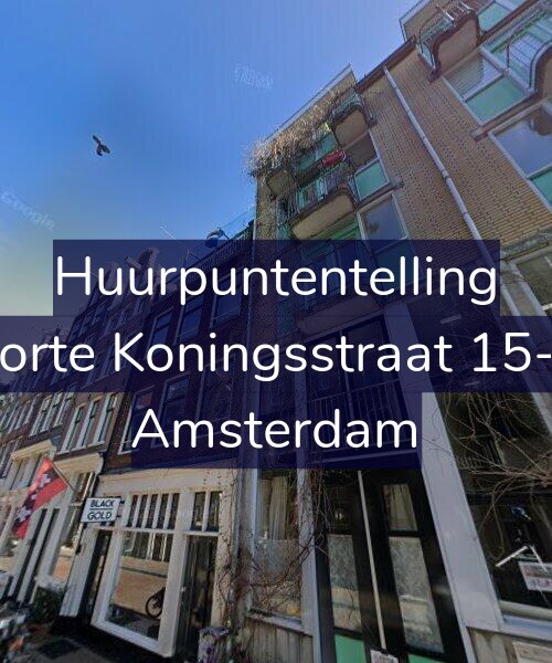 Foto gevel Huurpuntentelling voor Korte Koningsstraat 15-E, Amsterdam