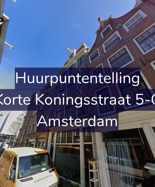 Foto gevel Huurpuntentelling voor Korte Koningsstraat 5-C, Amsterdam