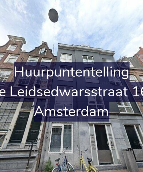 Foto gevel Huurpuntentelling voor Korte Leidsedwarsstraat 167-E, Amsterdam