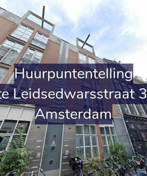 Foto gevel Huurpuntentelling voor Korte Leidsedwarsstraat 35-A, Amsterdam