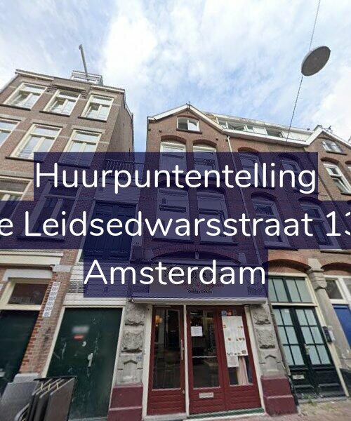 Foto gevel Huurpuntentelling voor Korte Leidsedwarsstraat 139-2, Amsterdam