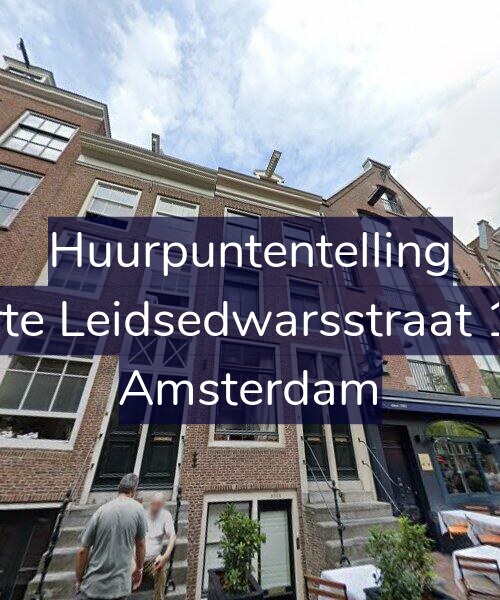 Foto gevel Huurpuntentelling voor Korte Leidsedwarsstraat 195, Amsterdam
