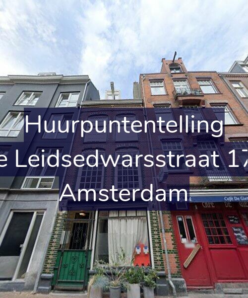 Foto gevel Huurpuntentelling voor Korte Leidsedwarsstraat 171-H, Amsterdam
