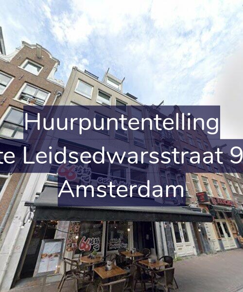 Foto gevel Huurpuntentelling voor Korte Leidsedwarsstraat 95-C, Amsterdam