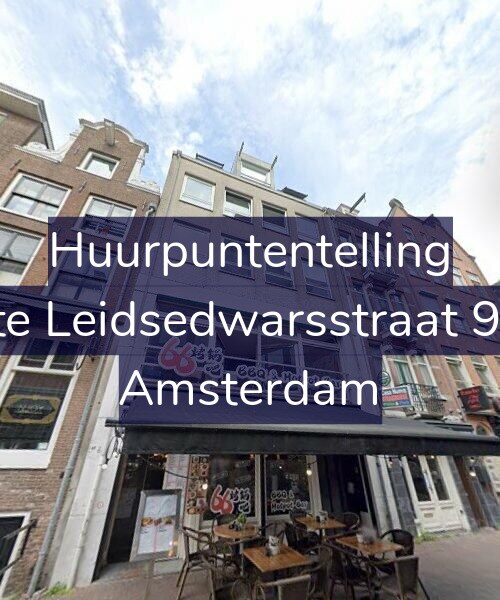 Foto gevel Huurpuntentelling voor Korte Leidsedwarsstraat 95-D, Amsterdam