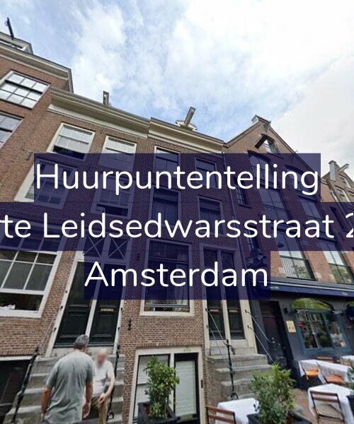 Foto gevel Huurpuntentelling voor Korte Leidsedwarsstraat 201, Amsterdam