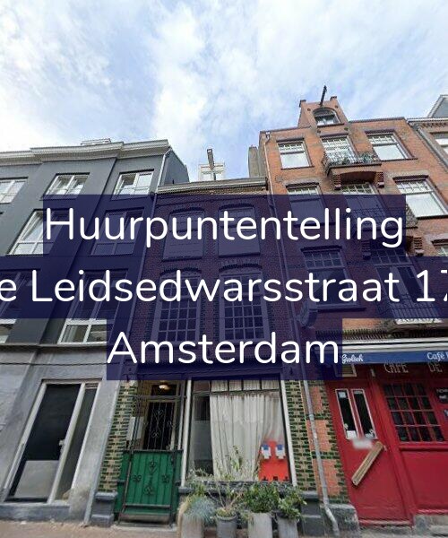 Foto gevel Huurpuntentelling voor Korte Leidsedwarsstraat 171-3, Amsterdam