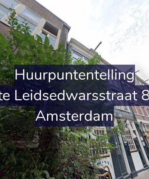 Foto gevel Huurpuntentelling voor Korte Leidsedwarsstraat 84-1, Amsterdam