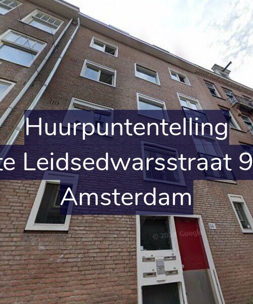 Foto gevel Huurpuntentelling voor Korte Leidsedwarsstraat 94-D, Amsterdam