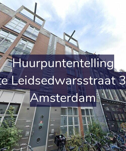 Foto gevel Huurpuntentelling voor Korte Leidsedwarsstraat 35-D, Amsterdam