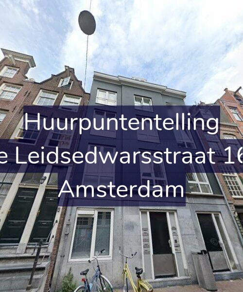 Foto gevel Huurpuntentelling voor Korte Leidsedwarsstraat 167-A, Amsterdam