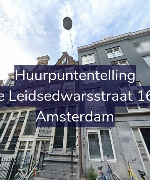 Foto gevel Huurpuntentelling voor Korte Leidsedwarsstraat 165-H, Amsterdam