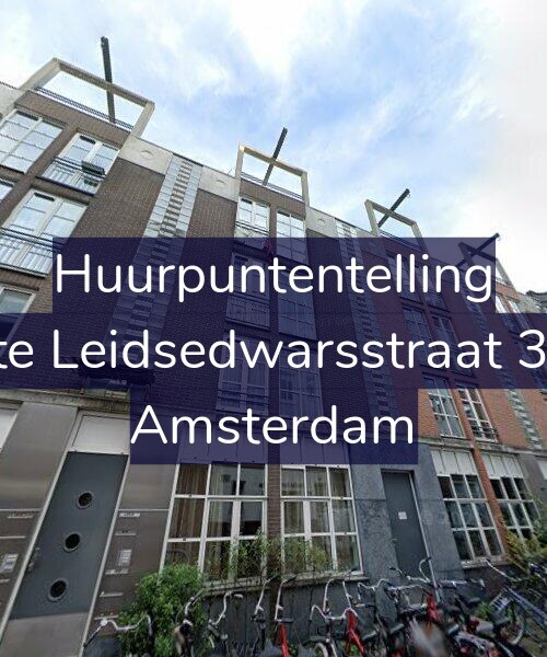Foto gevel Huurpuntentelling voor Korte Leidsedwarsstraat 31-B, Amsterdam