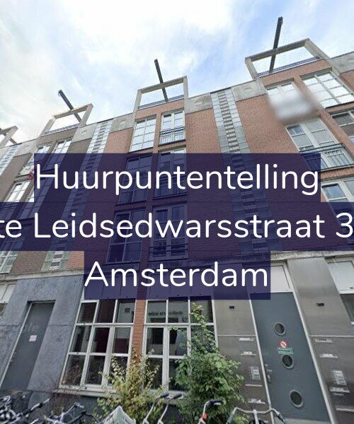 Foto gevel Huurpuntentelling voor Korte Leidsedwarsstraat 33-C, Amsterdam