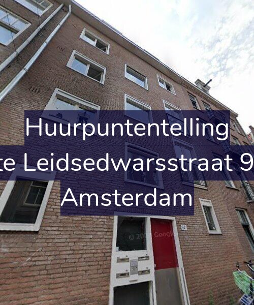 Foto gevel Huurpuntentelling voor Korte Leidsedwarsstraat 94-A, Amsterdam
