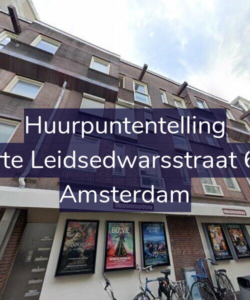 Foto gevel Huurpuntentelling voor Korte Leidsedwarsstraat 6-C, Amsterdam