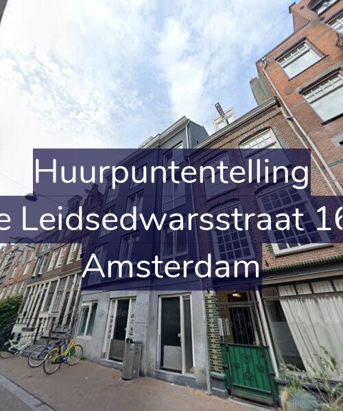 Foto gevel Huurpuntentelling voor Korte Leidsedwarsstraat 169-A, Amsterdam