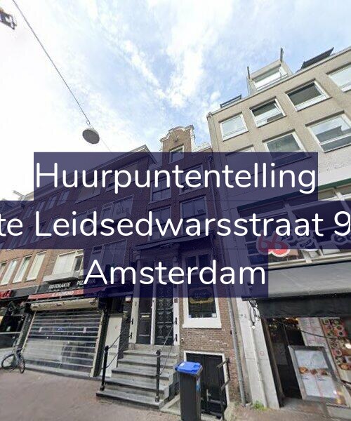 Foto gevel Huurpuntentelling voor Korte Leidsedwarsstraat 93-1, Amsterdam
