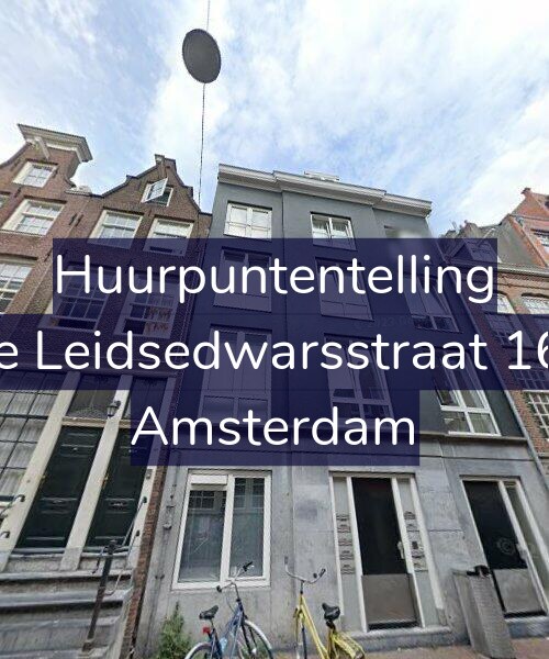 Foto gevel Huurpuntentelling voor Korte Leidsedwarsstraat 167-C, Amsterdam