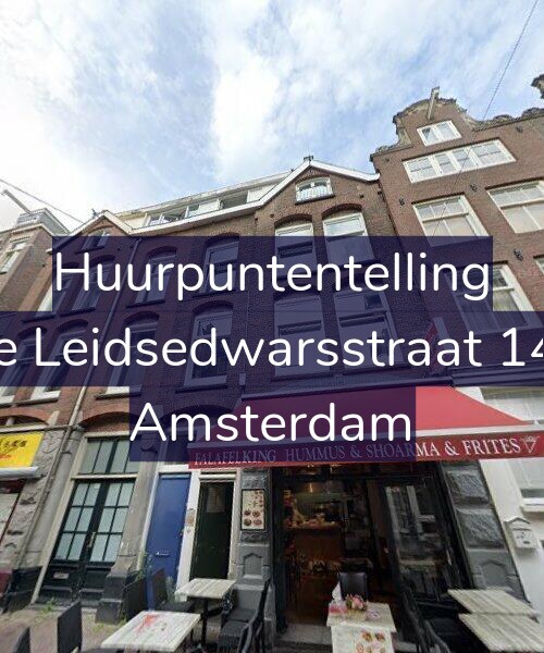Foto gevel Huurpuntentelling voor Korte Leidsedwarsstraat 141-A, Amsterdam