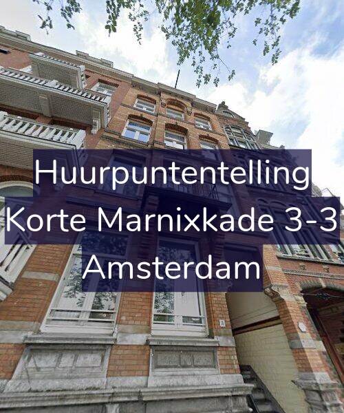 Foto gevel Huurpuntentelling voor Korte Marnixkade 3-3, Amsterdam