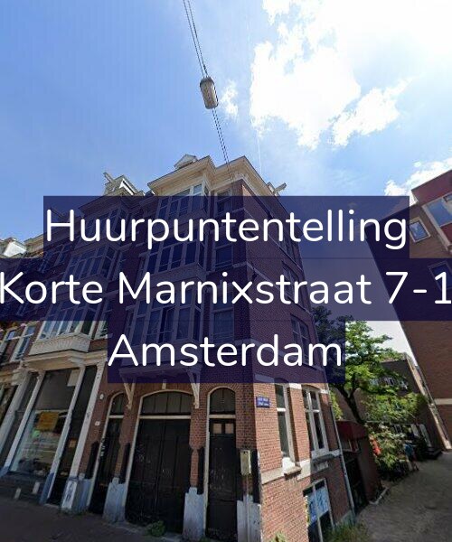 Foto gevel Huurpuntentelling voor Korte Marnixstraat 7-1, Amsterdam