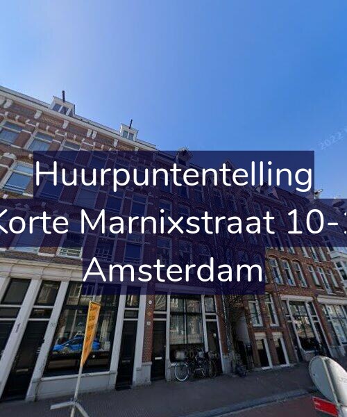 Foto gevel Huurpuntentelling voor Korte Marnixstraat 10-1, Amsterdam