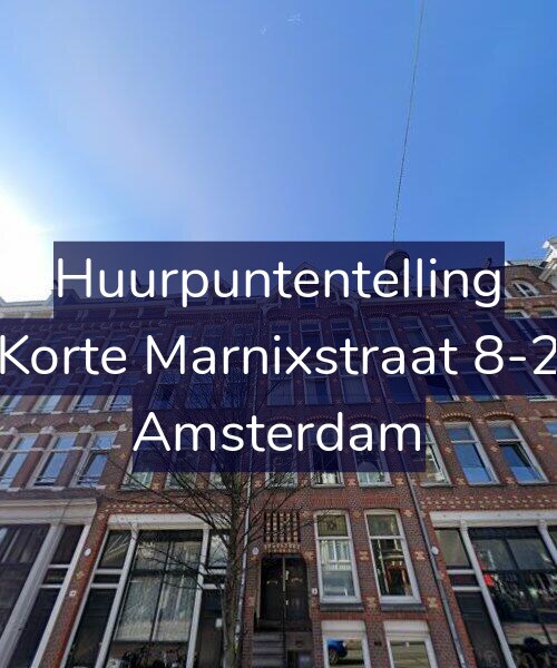 Foto gevel Huurpuntentelling voor Korte Marnixstraat 8-2, Amsterdam
