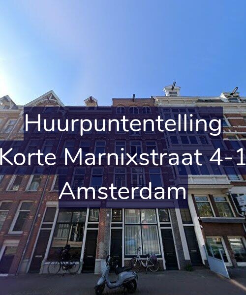 Foto gevel Huurpuntentelling voor Korte Marnixstraat 4-1, Amsterdam