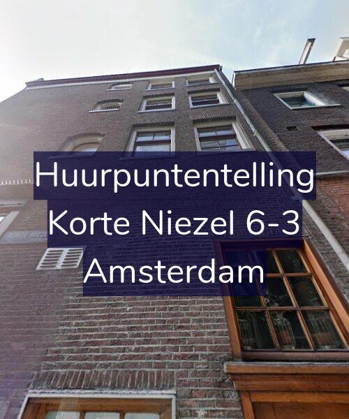 Foto gevel Huurpuntentelling voor Korte Niezel 6-3, Amsterdam