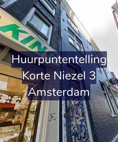 Foto gevel Huurpuntentelling voor Korte Niezel 3, Amsterdam