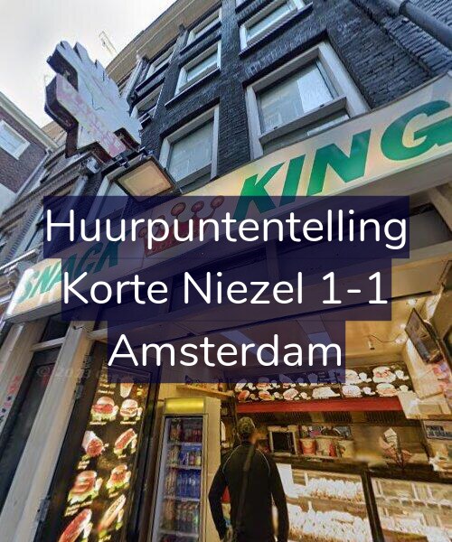 Foto gevel Huurpuntentelling voor Korte Niezel 1-1, Amsterdam