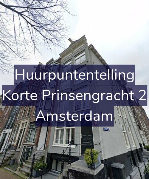 Foto gevel Huurpuntentelling voor Korte Prinsengracht 2, Amsterdam