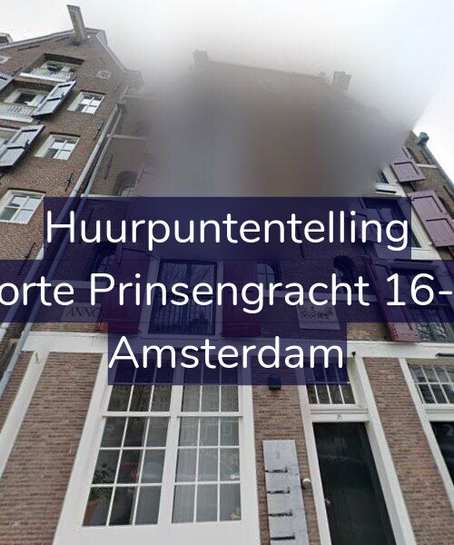 Foto gevel Huurpuntentelling voor Korte Prinsengracht 16-A, Amsterdam