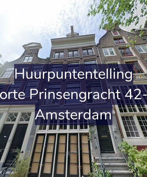 Foto gevel Huurpuntentelling voor Korte Prinsengracht 42-1, Amsterdam