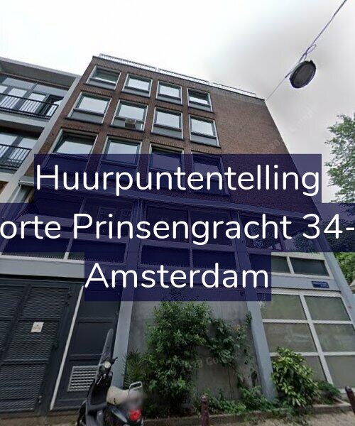 Foto gevel Huurpuntentelling voor Korte Prinsengracht 34-F, Amsterdam
