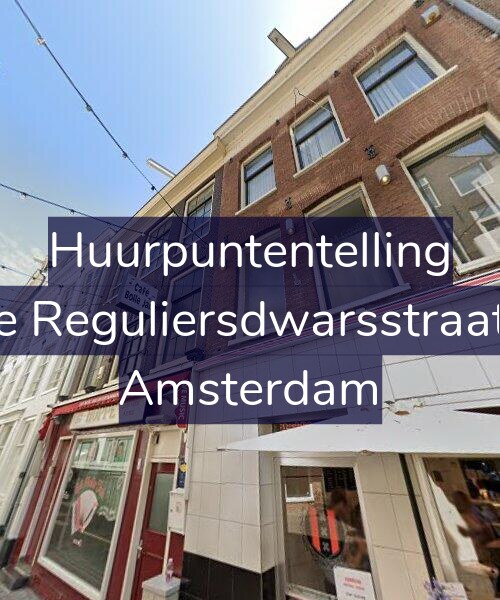 Foto gevel Huurpuntentelling voor Korte Reguliersdwarsstraat 3-2, Amsterdam