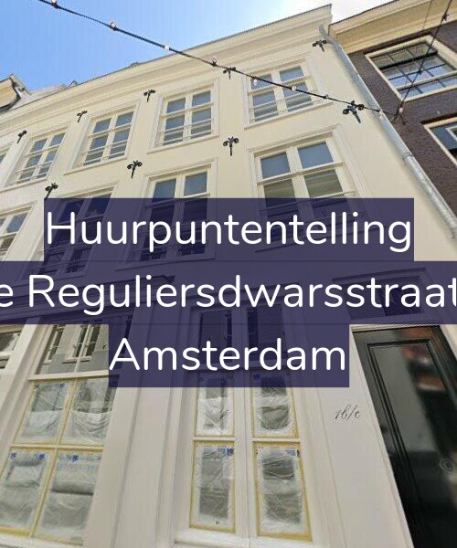 Foto gevel Huurpuntentelling voor Korte Reguliersdwarsstraat 1-C, Amsterdam