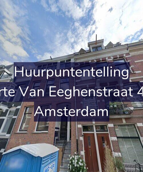 Foto gevel Huurpuntentelling voor Korte Van Eeghenstraat 4-H, Amsterdam