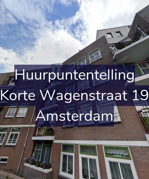 Foto gevel Huurpuntentelling voor Korte Wagenstraat 19, Amsterdam