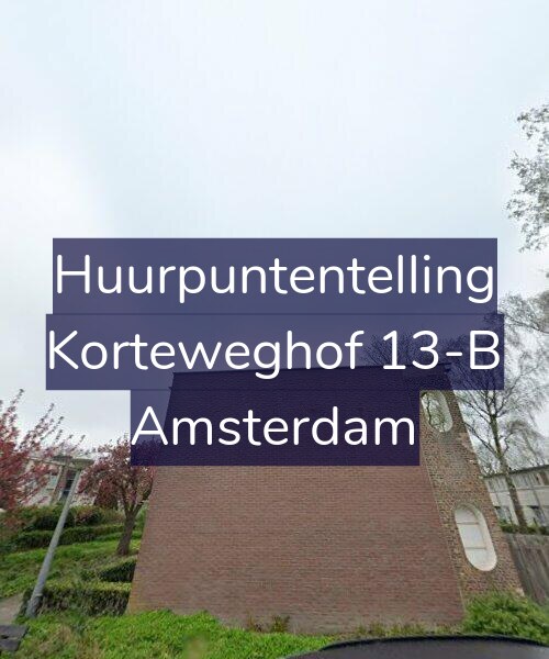 Foto gevel Huurpuntentelling voor Korteweghof 13-B, Amsterdam