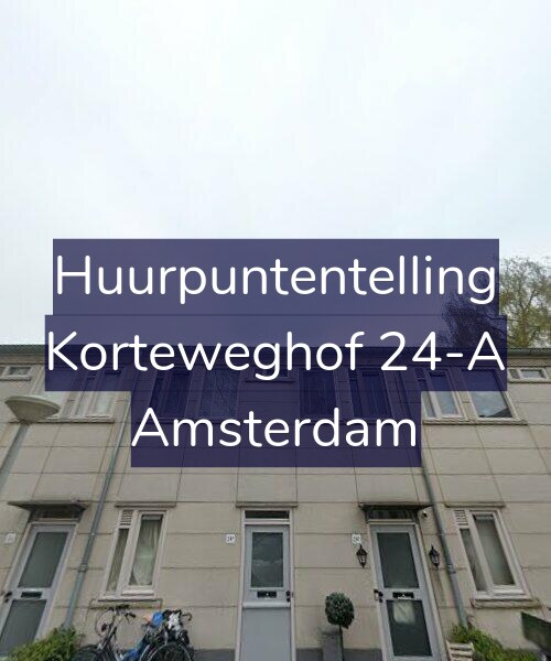 Foto gevel Huurpuntentelling voor Korteweghof 24-A, Amsterdam